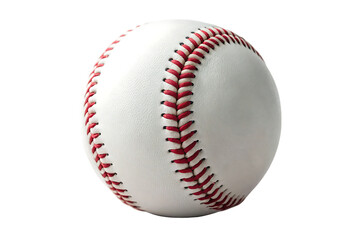 Best high quality whiteLeather Baseball with Contrasting Stitching isolated on white background