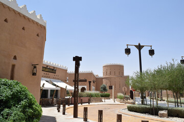 Cityscape of Diriyah (Al Bujairi District), Saudi Arabia