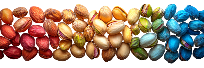 Colorful spherical objects clustered spectrum design