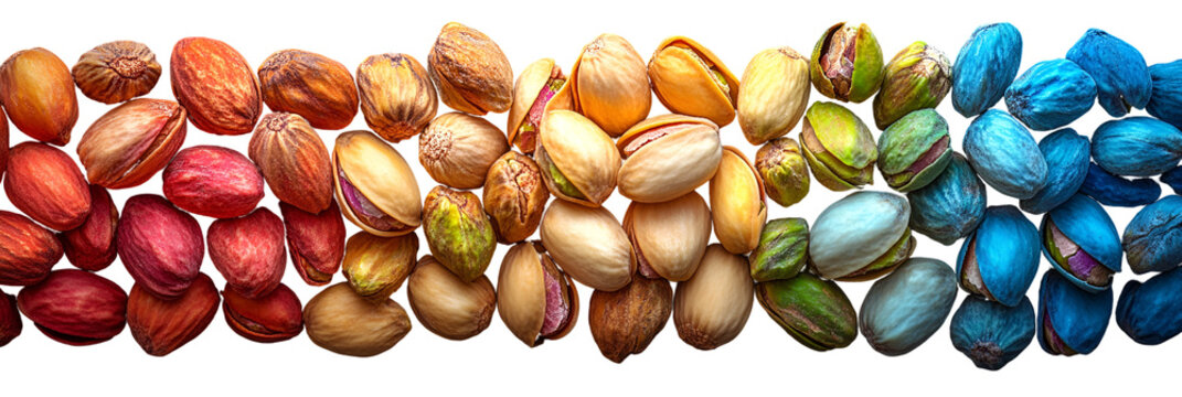 Colorful spherical objects clustered spectrum design