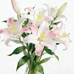 Fototapeta premium bouquet of lily