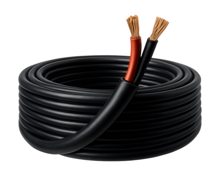 Outdoor speaker wire for home theater on a patio, ensuring clear audio with minimal