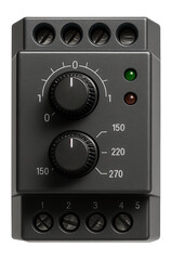 Adjustable phase control relay for smart homes, enabling tailored voltage thresholds.