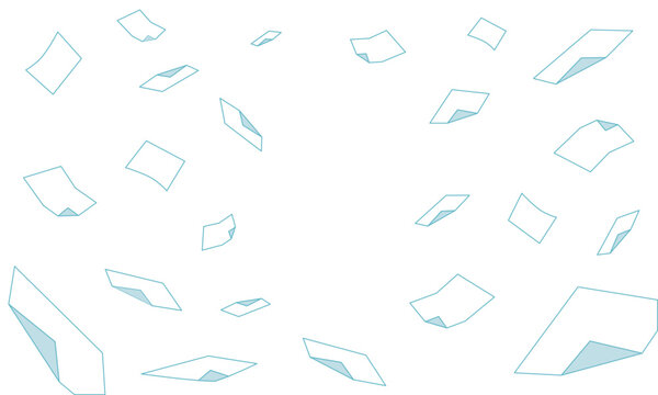 lots of paper（line drawing）