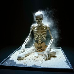 Characters making skeleton models