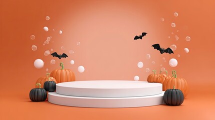 Modern 3D render of a sleek podium on a clean, flat background, perfect for product launches, presentations, and award ceremonies, exuding professionalism and contemporary design.