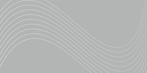 Abstract Light Gray Wavy Lines Minimalist Vector Background, vector illustration