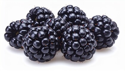 blackberry on white background