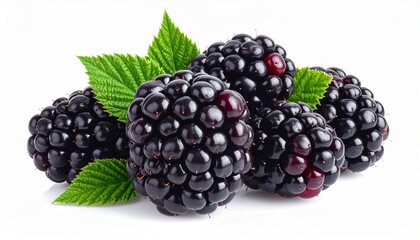 blackberry on a white background