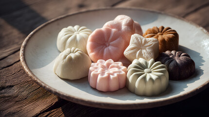 Traditional Korean mooncakes for Mid-Autumn Festival