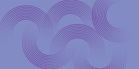 Abstract Elegant Purple Swirl Circle Lines Vector Background
