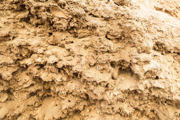 Texture background of yellow mountain range stone.