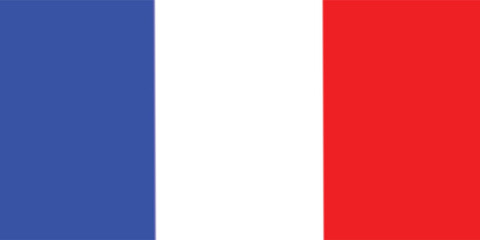 Blue White Red Vertical Stripes Minimalist Banner