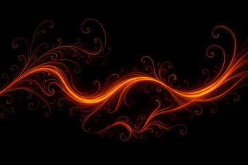 abstract red background with swirls