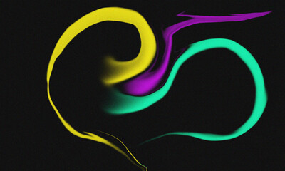 Obraz premium 4k grainy minimalist abstract colorful background with swirls,with noise