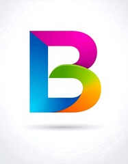Colorful, stylized letter "B" logo (1)