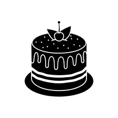 birthday cake vector illustration