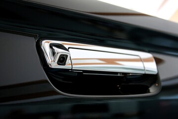 Rear view camera on pickup truck car