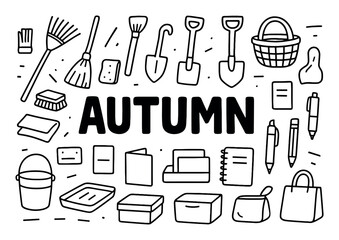 Autumn Tools Doodle
