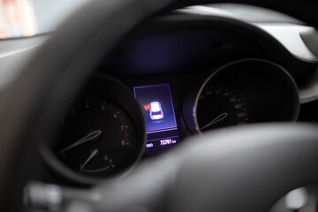Car Dashboard Close-up view
