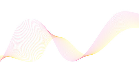 abstract blue wave background pink ribbon isolated on white