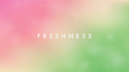Obraz premium Soft pastel gradient with fresh pink and green color blend