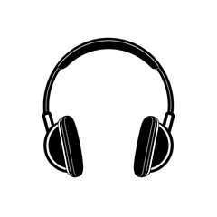 headphones isolated on white background