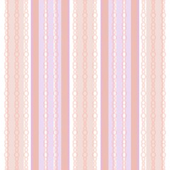 Naklejka premium Pastel Vertical Stripe and Chain Link Pattern