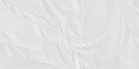 Old paper background ripple soft white pattern wave crumple. Crushed and creased soft paper. Abstract wrinkle effect grunge and rough backdrop vintage page. Paper texture background.
