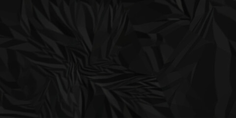 Old paper background ripple soft black pattern wave crumple. Crushed and creased soft paper. Abstract wrinkle effect grunge and rough backdrop vintage page. Paper texture background.
