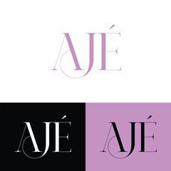 AJE logo, Business Logo, Beauty Logo