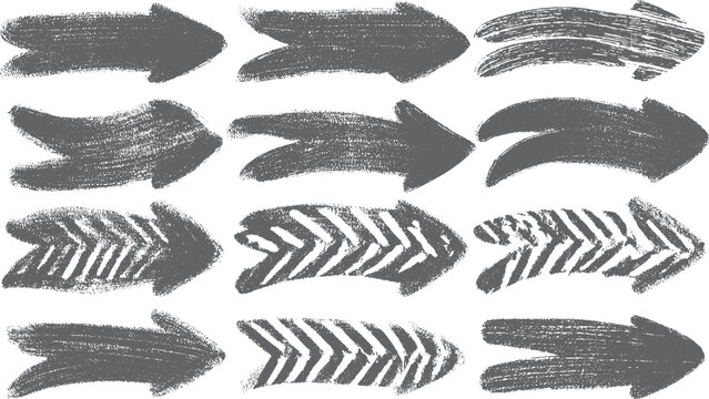 Arows vector icons set, hand drawn arrows, arrow vector elements. Arrow Sign Icon Direction Symbol Design Set. 