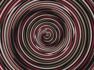 Abstract concentric circles with dynamic color palette.