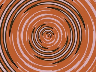 Fototapeta premium Abstract background with concentric circles in earthy tones.