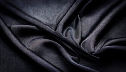 Fototapeta premium Black Fabric Texture As Background
