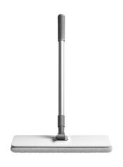 Wide-head flat mop for efficient cleaning in spacious open-plan areas.