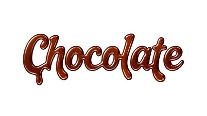 Fototapeta premium Graphic Character, chocolate
