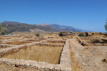 Ruine des venezianischen Kastell SELINO in Paleochora auf Kreta