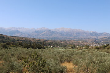 weisse Berge von Kreta bei Chania