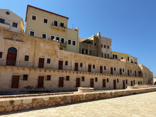 Venezianisches Kastell Fassade in Chania auf Kreta