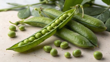 fresh green peas