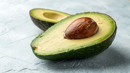 avocado cut in half