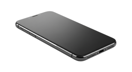 Smartphone with Blank Screen Isolated