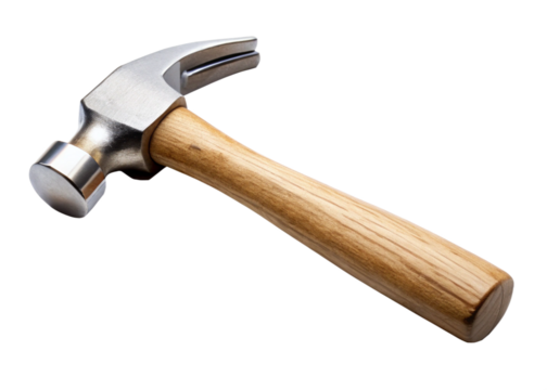 hammer isolated on white background carpentry