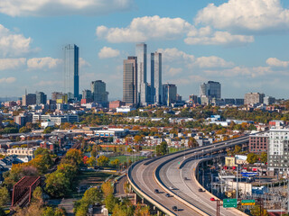 Obraz premium Journal Square Skyline in Jersey City