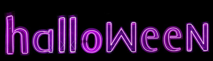 halloween néons violets