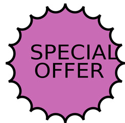 Special discount minimal symbol. Badge with offer message. Advertising discounts symbol. Promotion set for clearance sale and advertisement.discount sticker, discount label bundle.