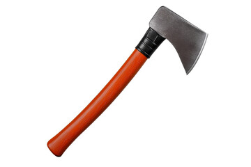 Sharp Metal Axe with Wooden Handle, cut out transparent