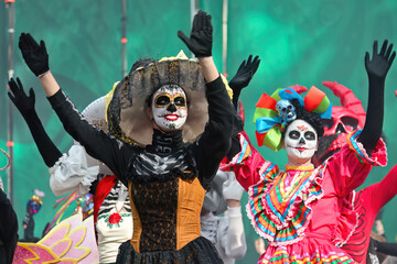 Dia de los Muertos carnival. Day of The Dead