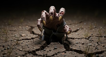 dead flower in the forest